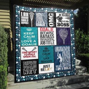 Goalie Because Lacrosse Men Quilt Blanket Vh09  Quilt